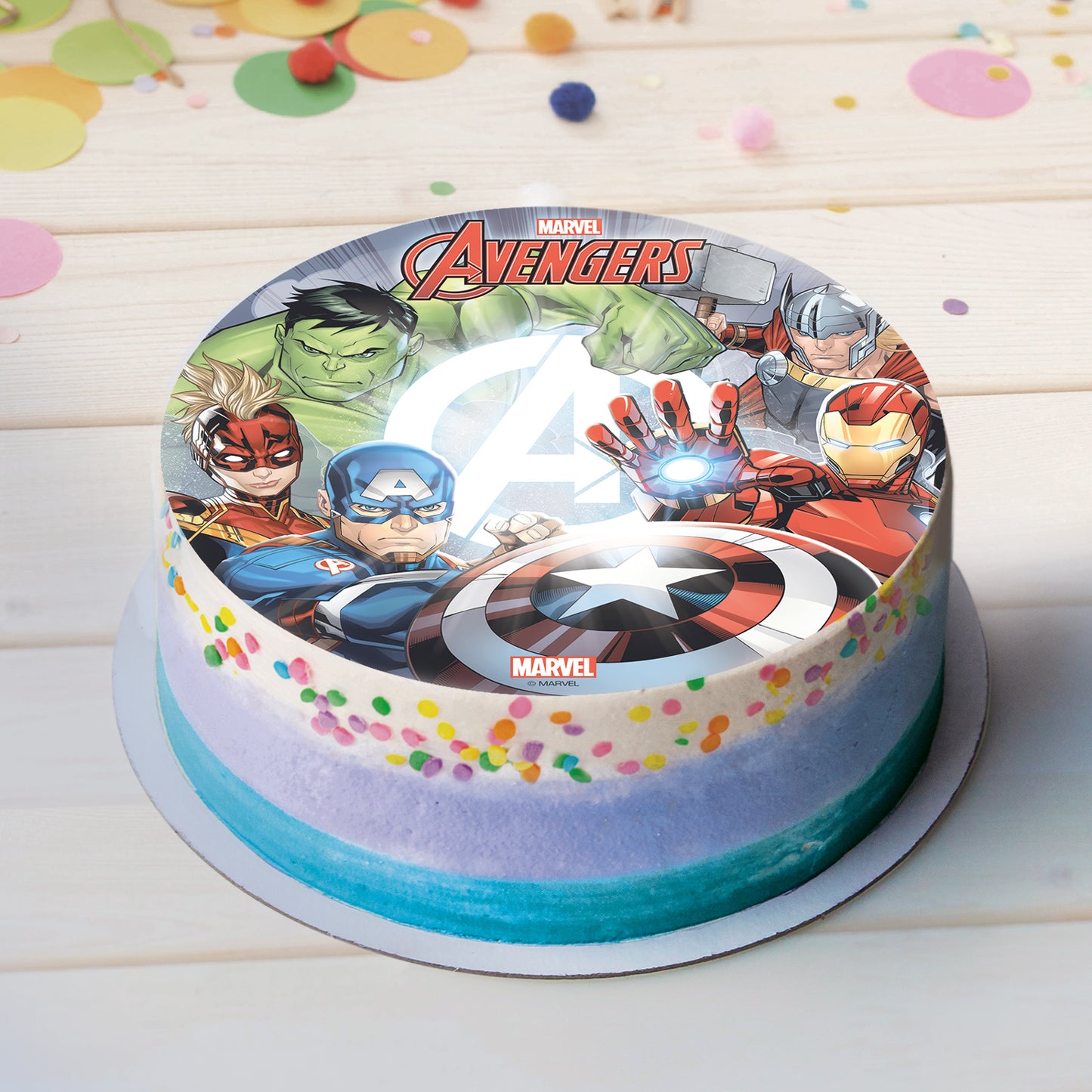 2er Set Avengers Tortenaufleger & Muffinaufleger
