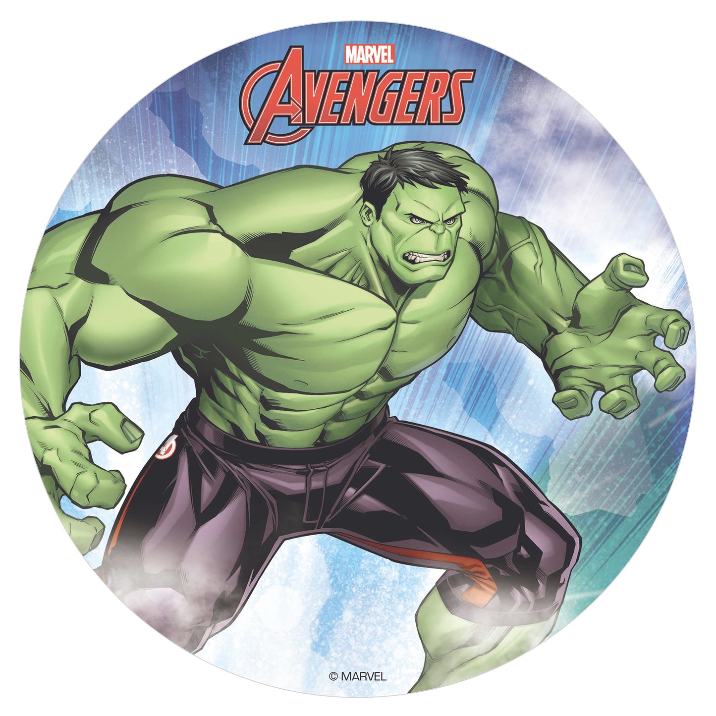 2er Set Hulk Tortenaufleger & Muffinaufleger