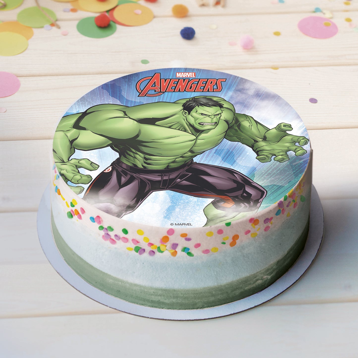 2er Set Hulk Tortenaufleger & Muffinaufleger