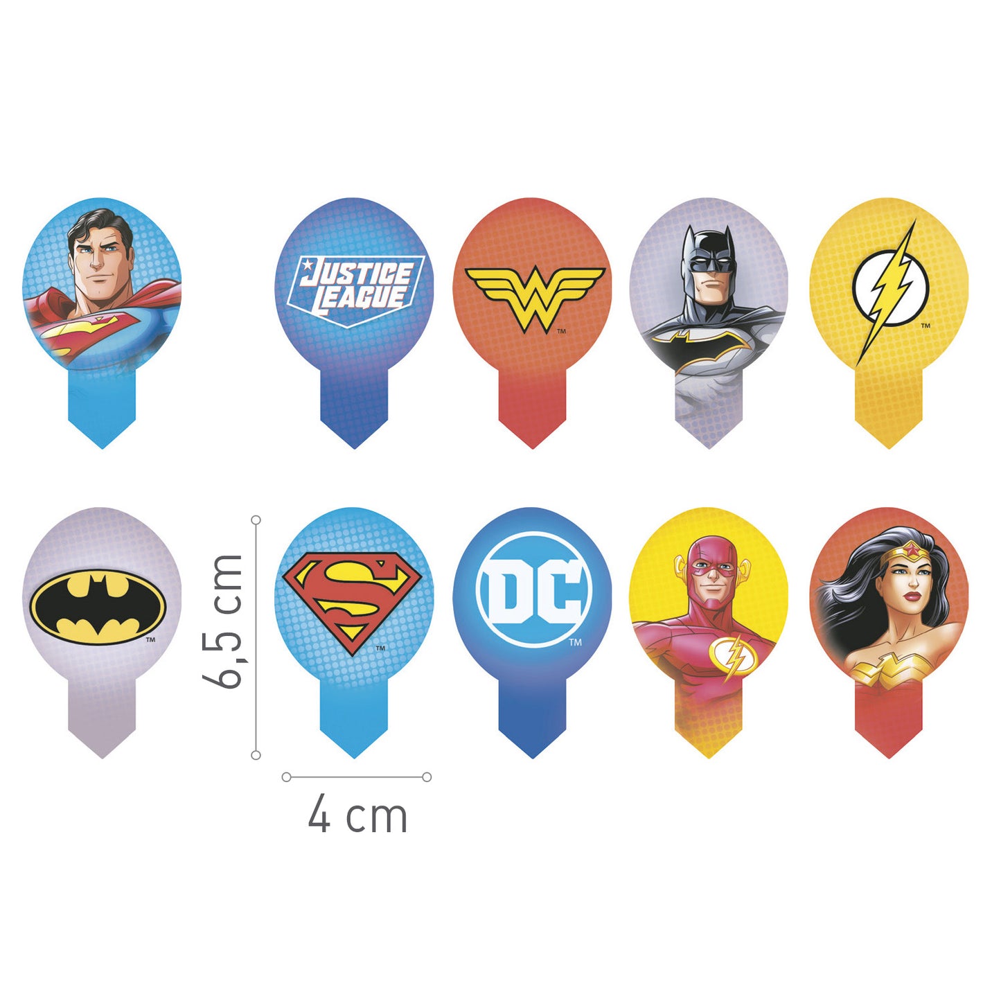 Muffinaufstecker Justice League