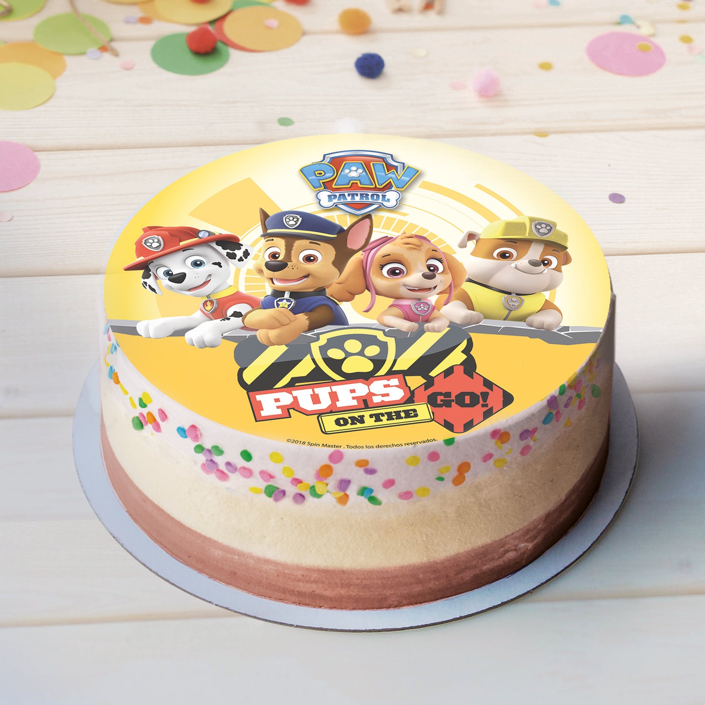 2er Set Paw Patrol Tortenaufleger & Muffinaufleger