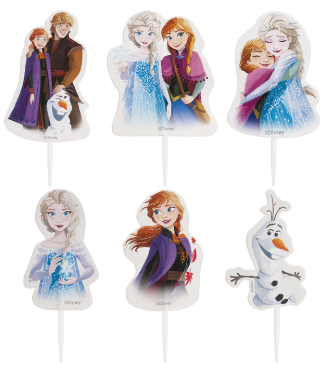 2er Set Frozen Tortenaufleger & Cake Topper