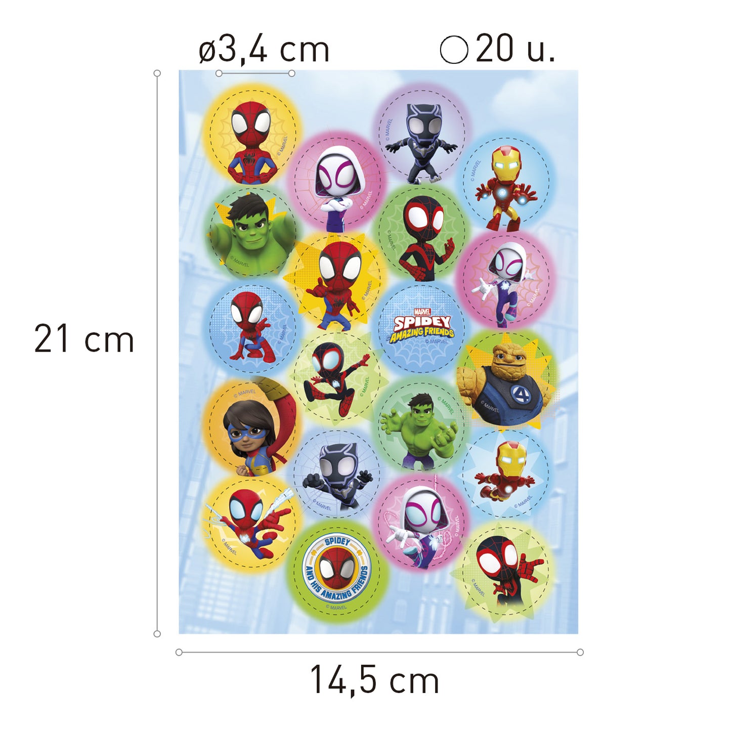 Muffinaufleger Spidey