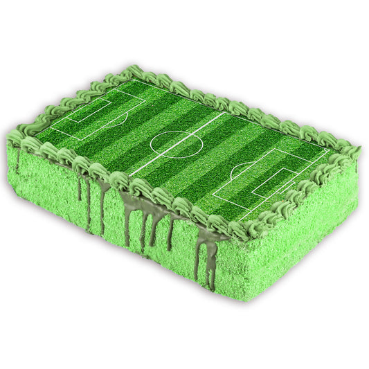 Fußballfeld - 14,8 x 21cm Fondant