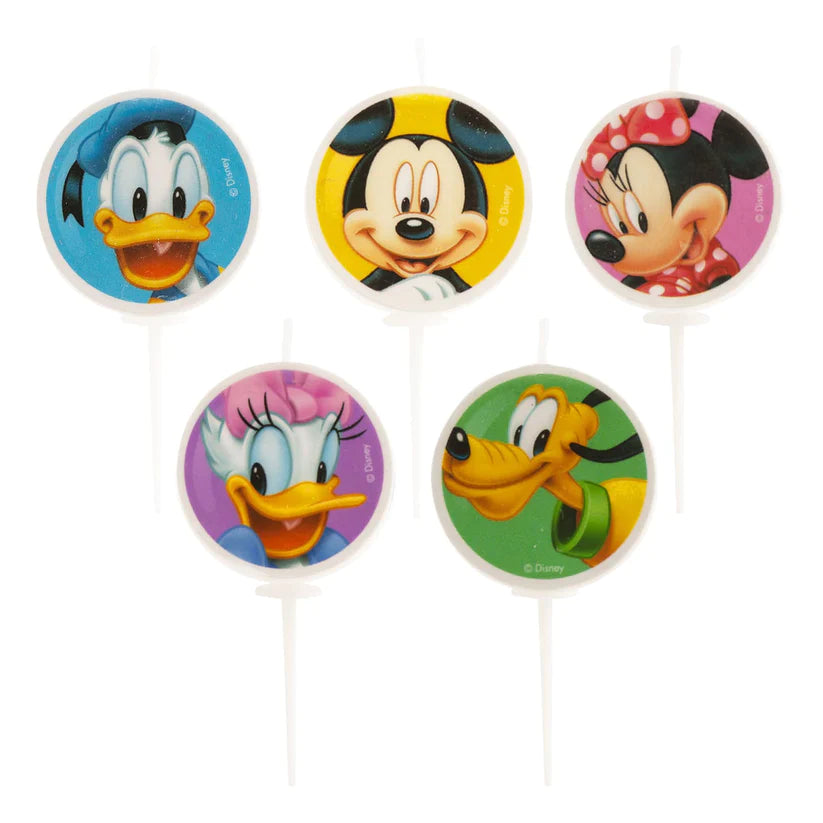 2er Set Minnie Mouse Tortenaufleger & Kerzen