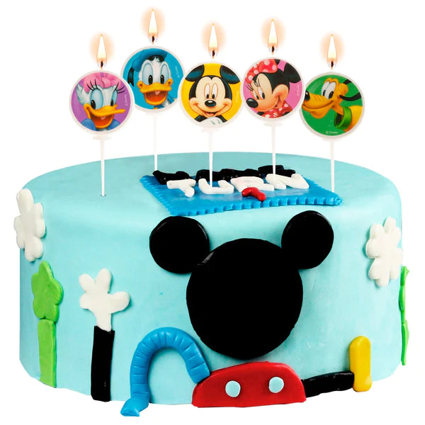 2er Set Minnie Mouse Tortenaufleger & Kerzen