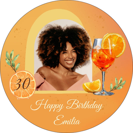 Tortenaufleger Geburtstag Aperol - verschiedene Motive