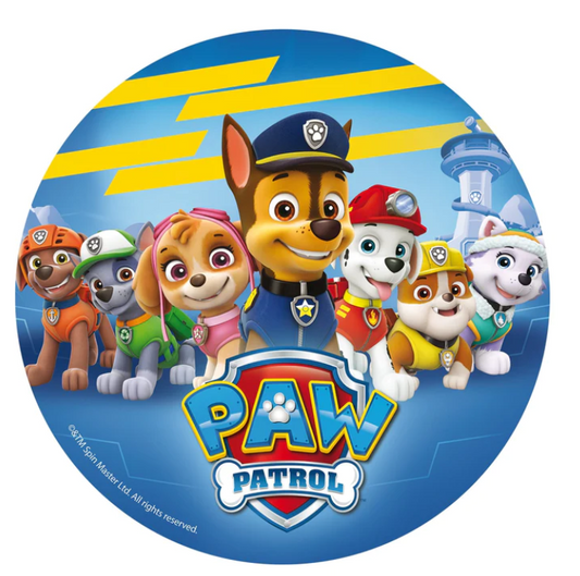 3er Set Paw Patrol Tortenaufleger, Kerzen & Cake Topper
