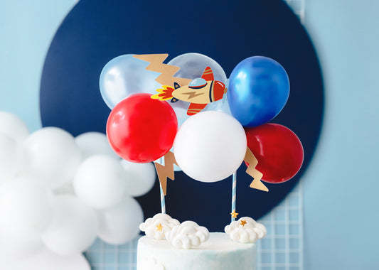 Ballon Cake Topper Flugzeug