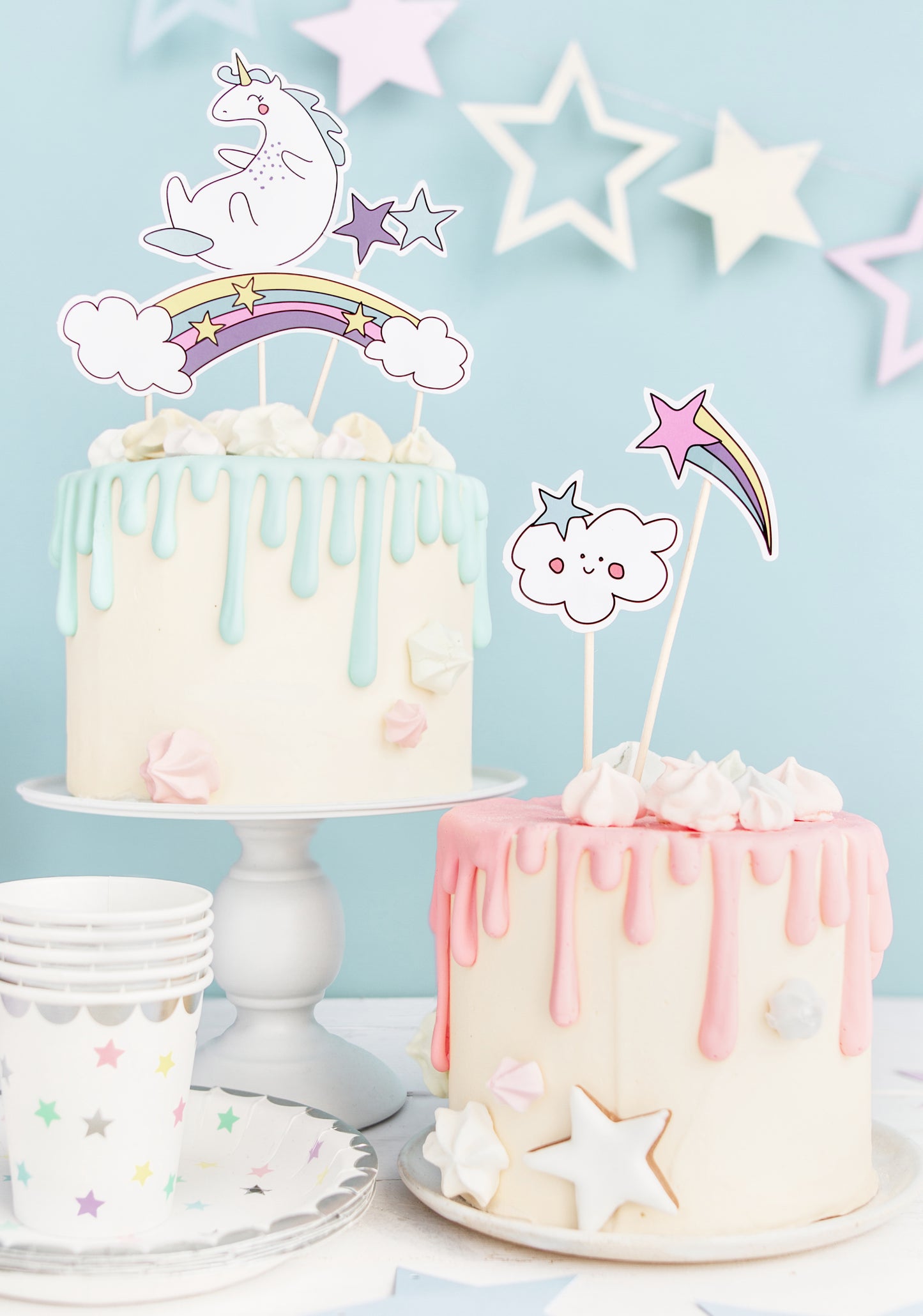 Cake Topper Einhorn Unicorn
