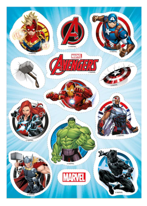 2er Set Avengers Tortenaufleger & Muffinaufleger