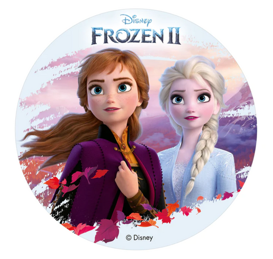 2er Set Frozen Tortenaufleger & Kuchen- und Muffinaufstecker