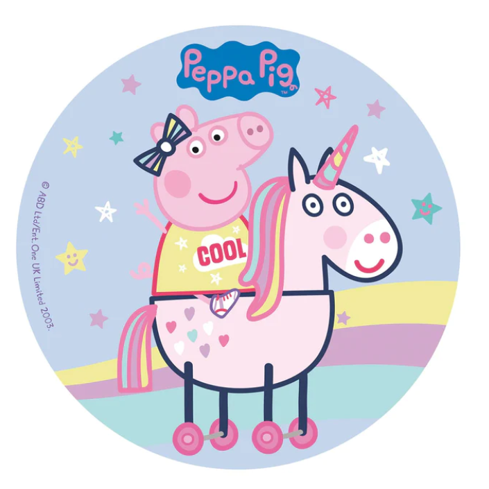 2er Set Peppa Pig Tortenaufleger & Muffinaufleger