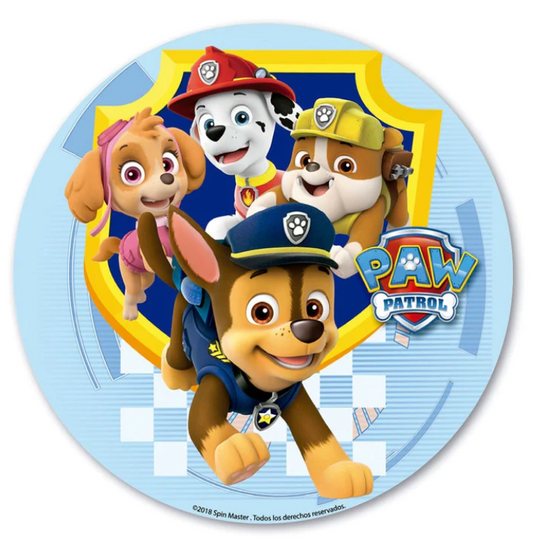 2er Set Paw Patrol Set Tortenaufleger & Kerzen