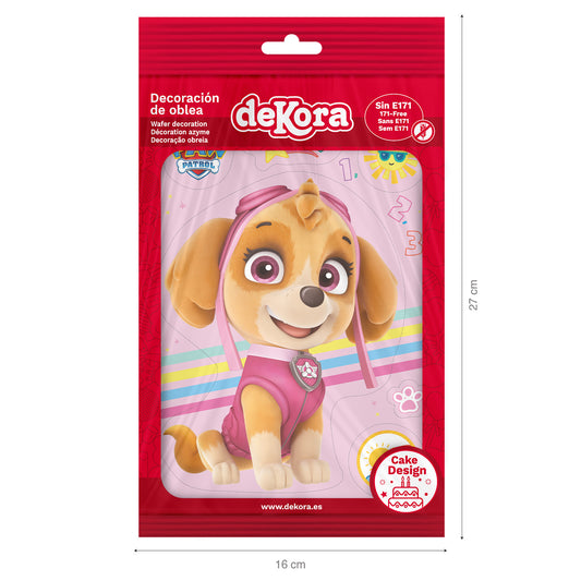 Paw Patrol Skye - 14,8 x 21cm Oblate