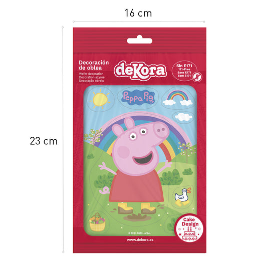Peppa Pig - 14,8 x 21cm Oblate