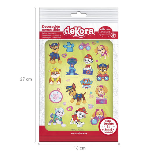 Paw Patrol - 14,8 x 21cm Fondant