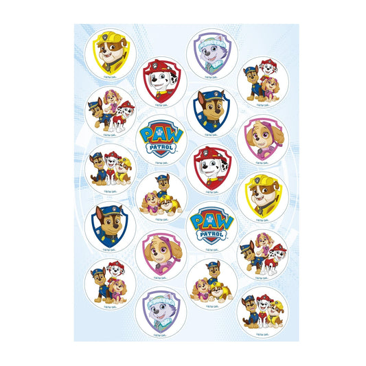Paw Patrol - 14,8 x 21cm Fondant