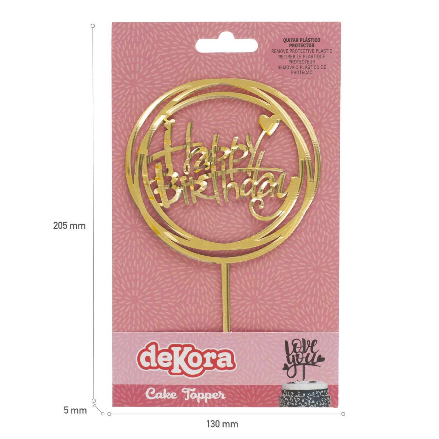 Cake Topper Geburtstag