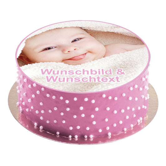 Tortenaufleger individuell - rund