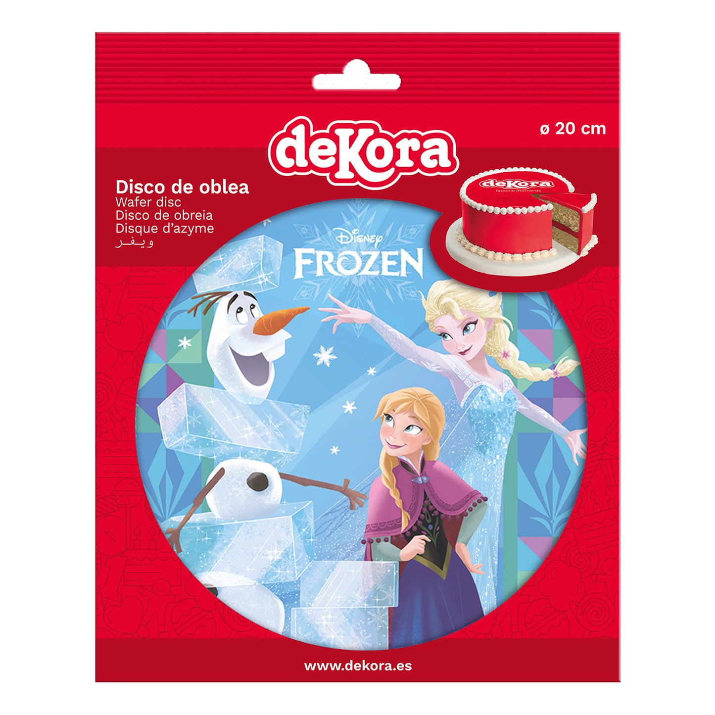 Frozen - 20cm Oblate