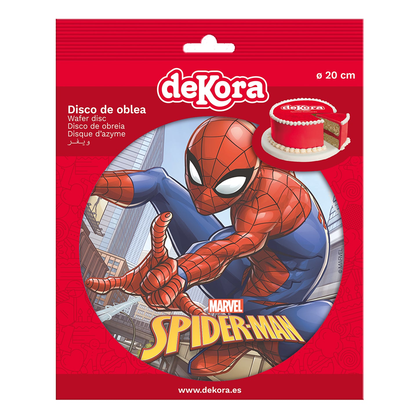 Spiderman - 20cm Oblate