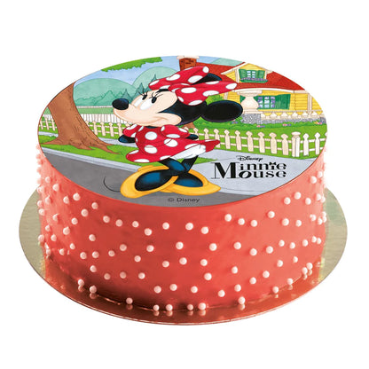 2er Set Minnie Mouse Tortenaufleger & Cake Topper