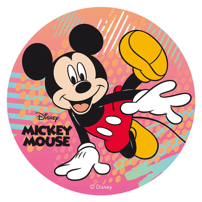 2er Set Mickey Mouse Tortenaufleger & Cake Topper