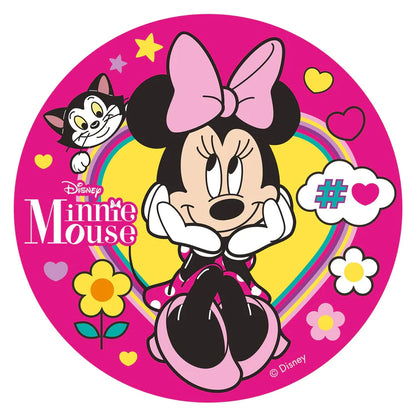 3er Set Minnie Mouse Tortenaufleger, Kerze & Cake Topper