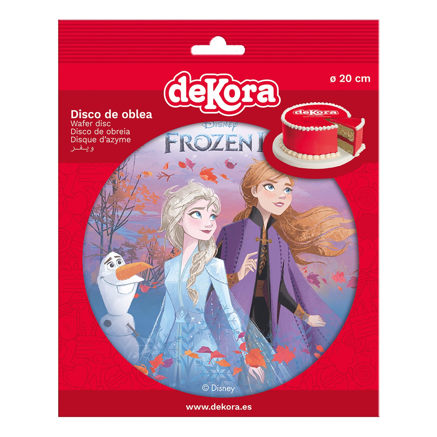 Frozen - 20cm Oblate