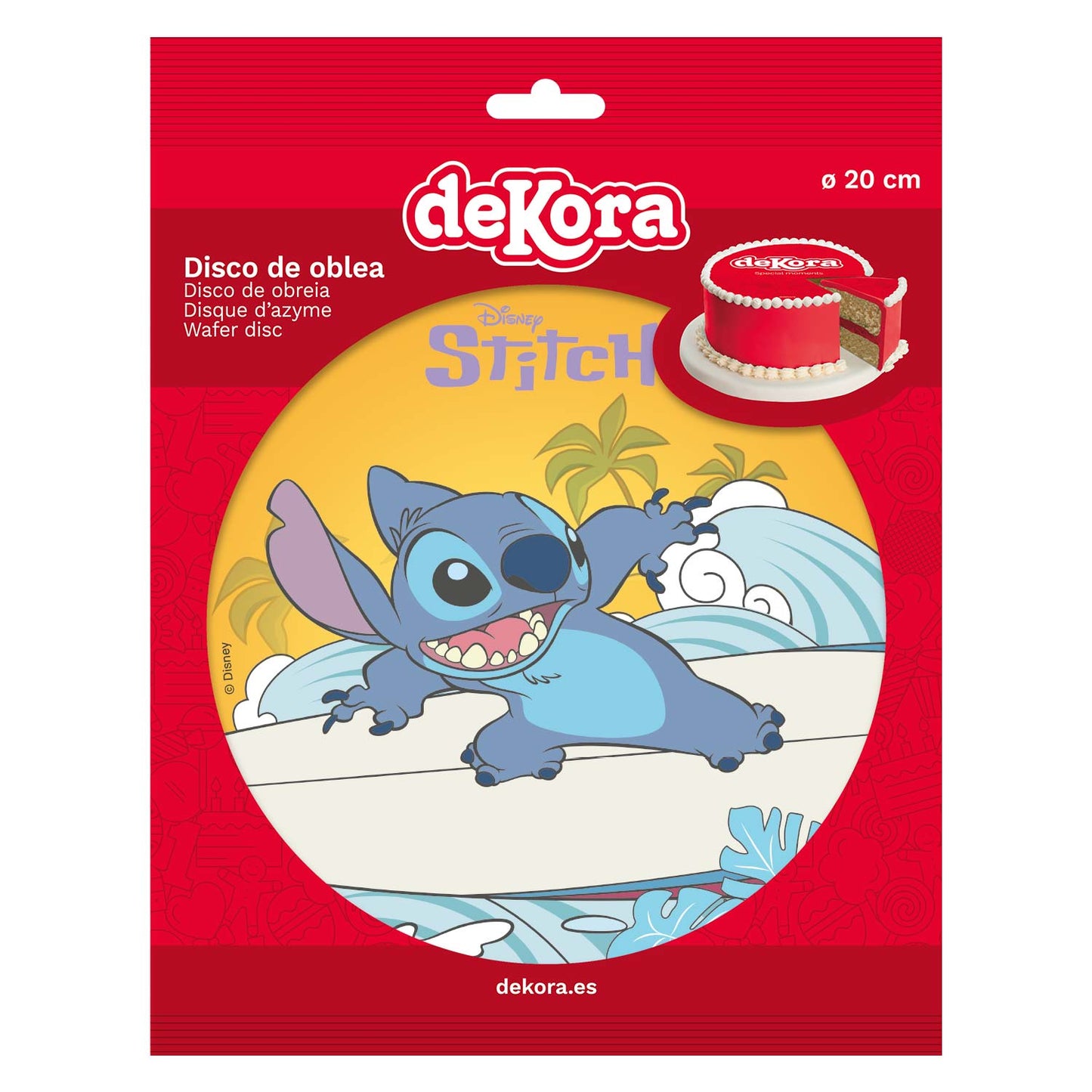 Stitch - 20cm Oblate