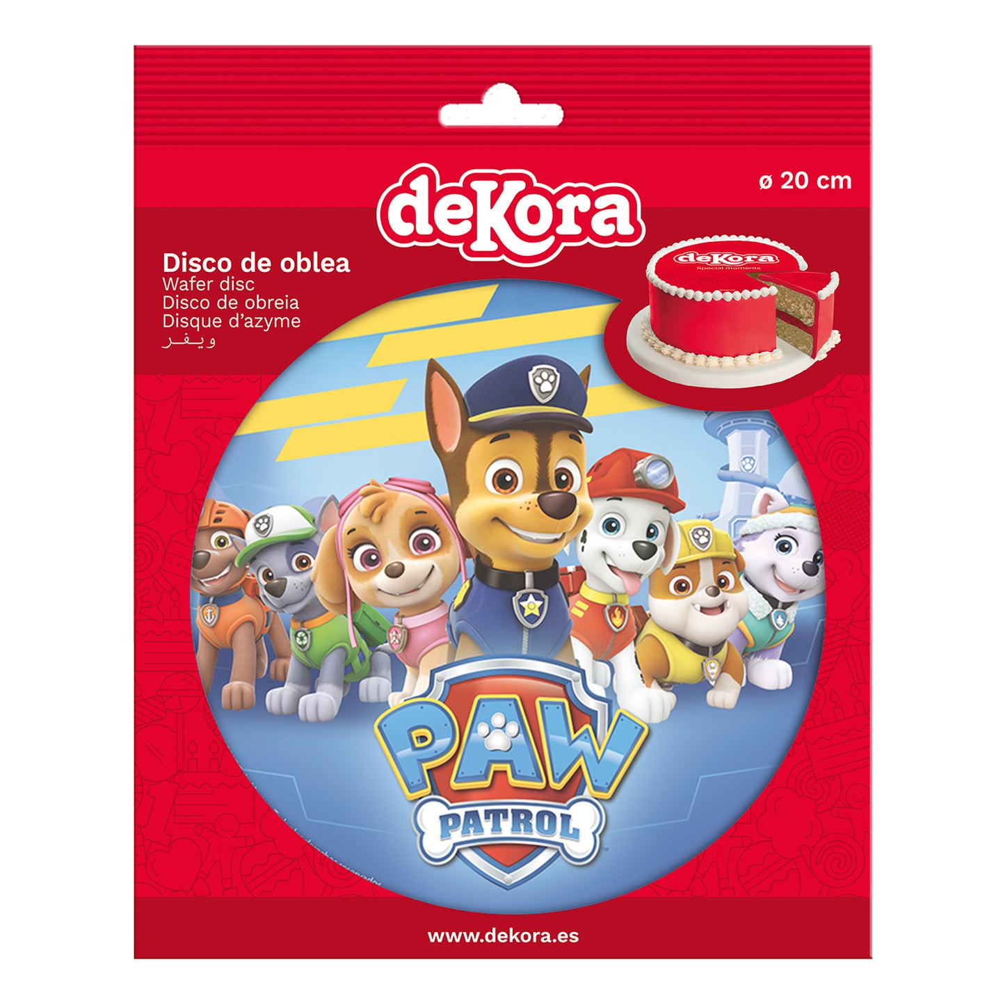 Paw Patrol - 20cm Oblate