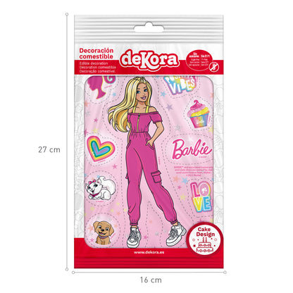 Barbie - 14,8 x 21cm Fondant