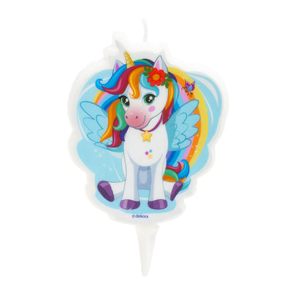 Kerze Einhorn