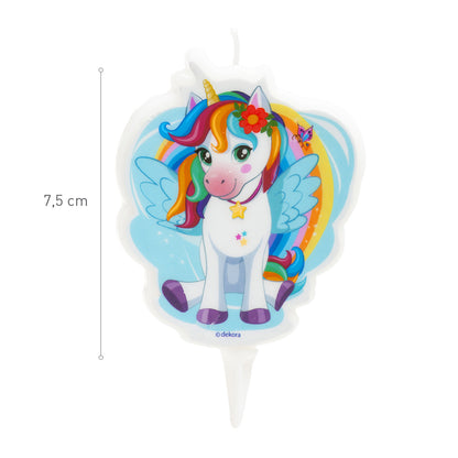 Kerze Einhorn