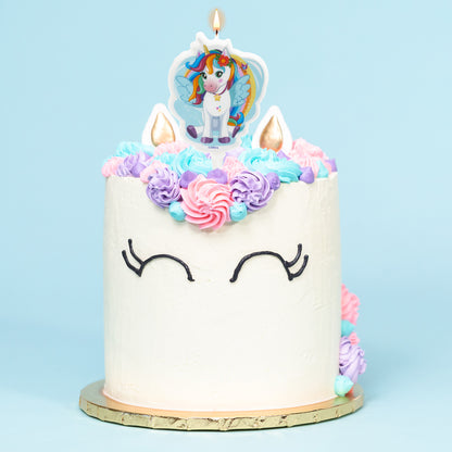 Kerze Einhorn