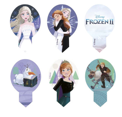 3er Set Frozen Tortenaufleger, Muffinaufstecker & Kerzen