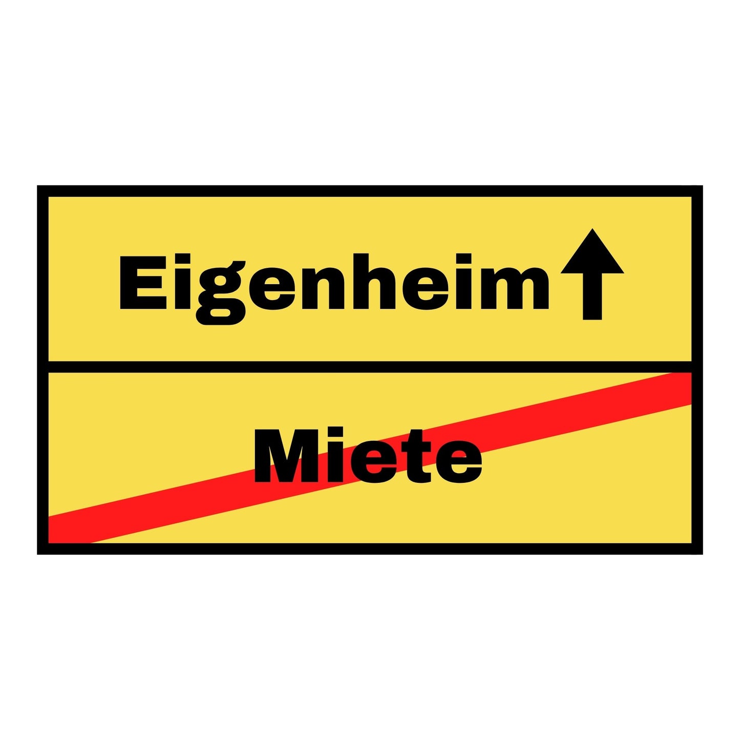 Tortenaufleger Miete/Eigenheim eckig