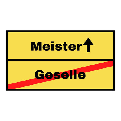 Tortenaufleger Geselle/Meister eckig