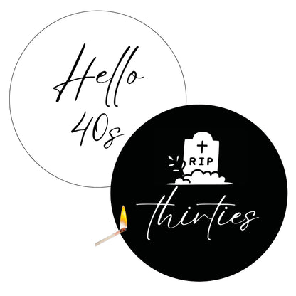 Burnaway Cake Set - Tortenaufleger Happy Birthday, Geburtstag