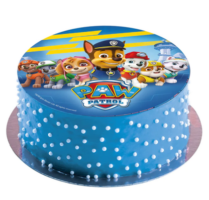 3er Set Paw Patrol Tortenaufleger, Kerzen & Cake Topper
