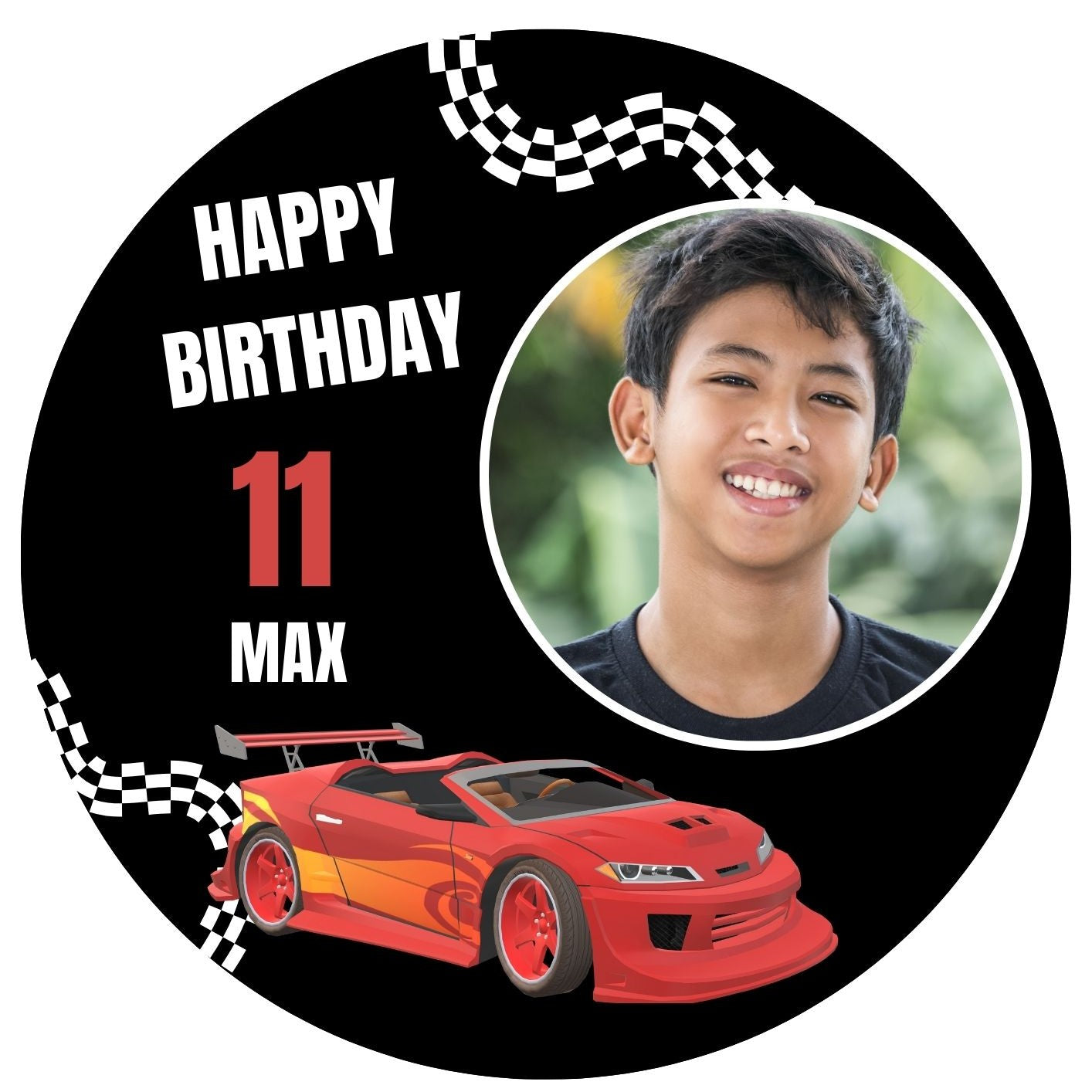 Tortenaufleger Geburtstag Auto