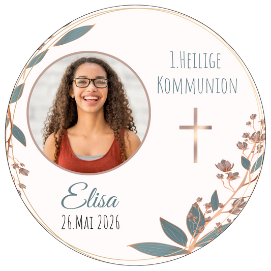 Tortenaufleger Kommunion