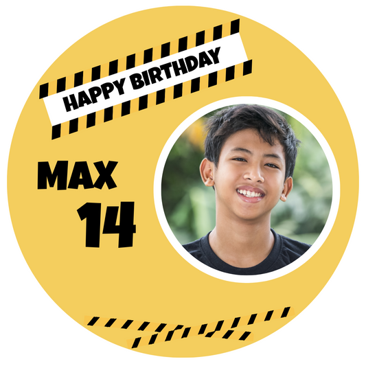 Tortenaufleger Geburtstag Baustelle