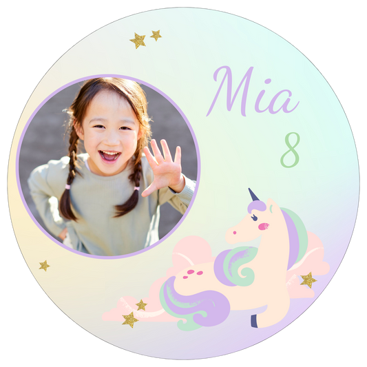 Tortenaufleger Geburtstag Einhorn