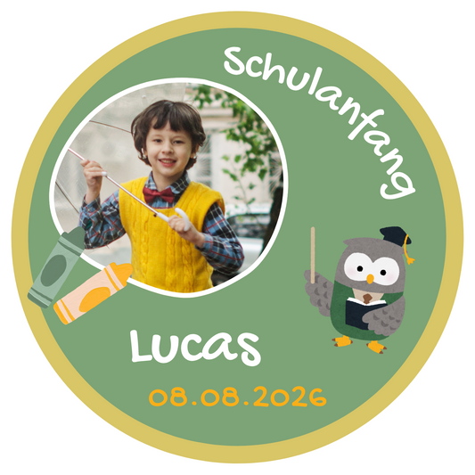 Tortenaufleger Einschulung