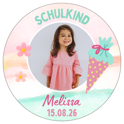 Tortenaufleger Einschulung