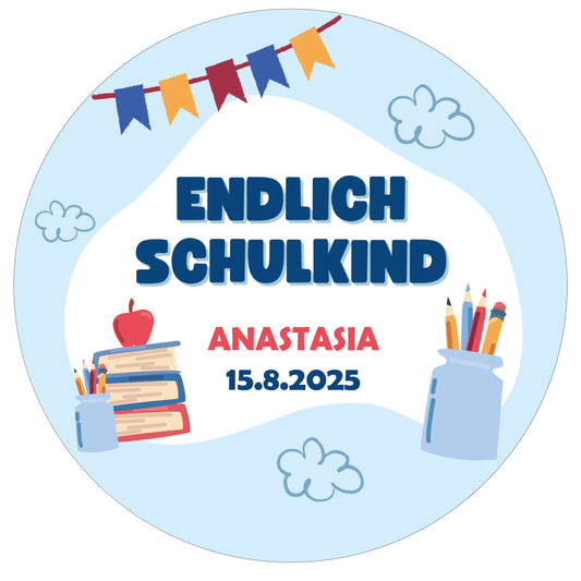 Tortenaufleger Einschulung