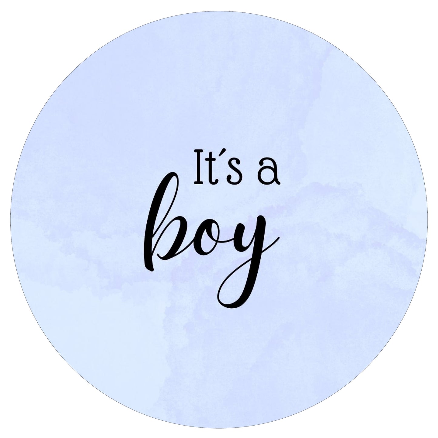 Burnaway Cake Set - Tortenaufleger Gender Reveal