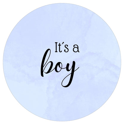 Burnaway Cake Set - Tortenaufleger Gender Reveal